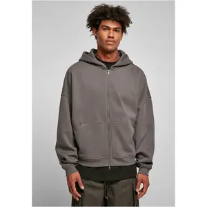 Organic dark shadow with a hood with a zipper from the 90s