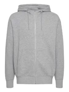 !Solid Tepláková bunda 'SD LENZ'  sivá