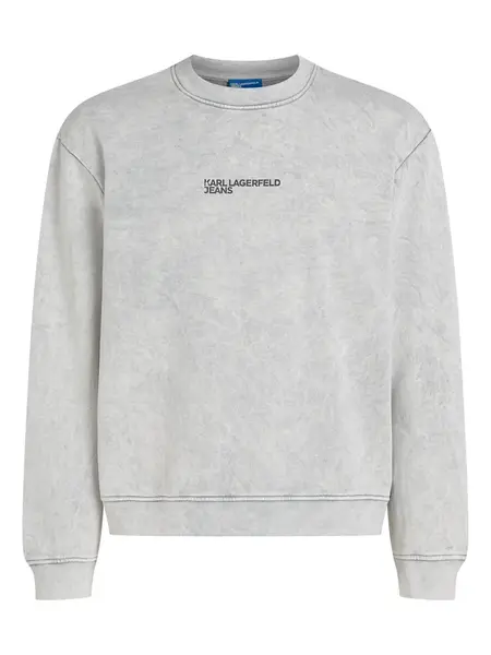 KARL LAGERFELD JEANS Mikina  sivá