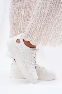 Dámske Kožené Tenisky Na Platforme Vinceza