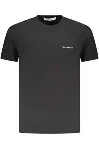 Černé tričko TRUSSARDI s krátkým rukávem