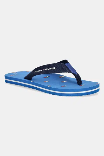 Dětské žabky Tommy Hilfiger modrá barva, T3X8-33909