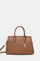 Kožená kabelka MICHAEL Michael Kors LAILA hnědá barva, 30R5G9IS6L