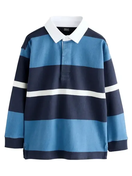 Next Tričko  modrá / námornícka modrá / biela