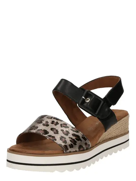 TOM TAILOR Sandále  hnedá / tmavohnedá / bronzová / čierna