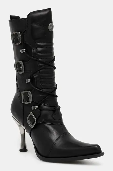 Kožené kotníkové boty New Rock