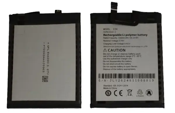 Baterie pro telefon CUBOT KingKong 8, KingKong Power (C34), Li-Pol 10600 mAh