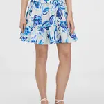 Orsay Blue Women's Floral Skirt - Women's