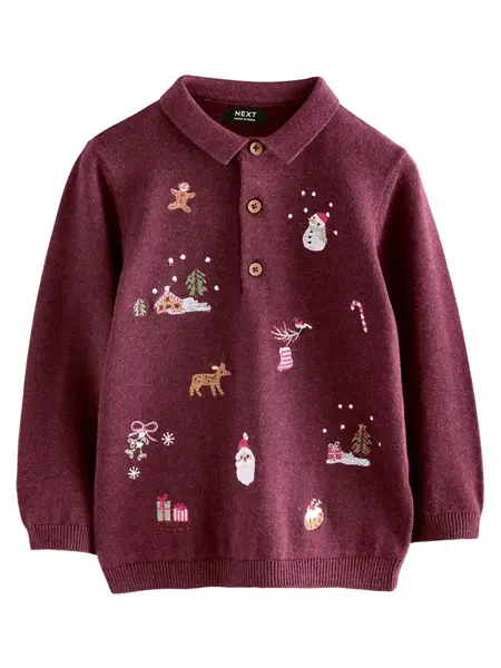 Next Tričko  bordová