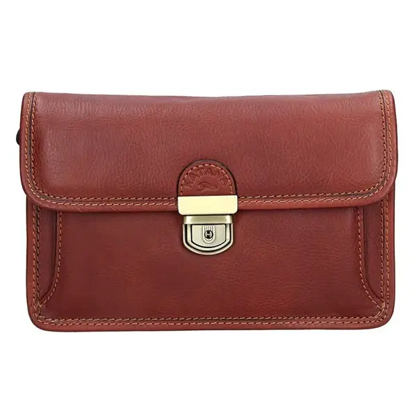 Pánské kožené etue Katana Sidney - hnědá