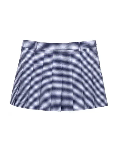 Pull&Bear Sukňa  námornícka modrá / biela