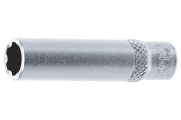 BGS technic Hlavice nástrčné, 1/4", různé velikosti, profil Super Lock, prodloužené - BGS Velikost: 8 mm