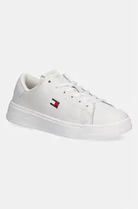 Tommy Jeans TJW SCRIPT CUPSOLE tenisky dámské kožené