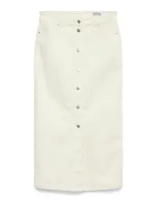 VERO MODA Sukňa 'VMWild'  biely denim