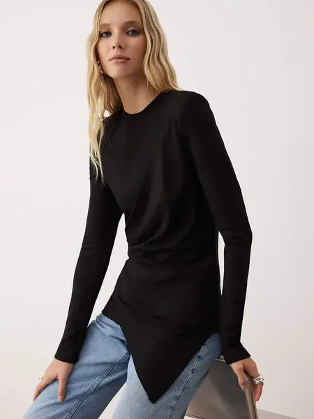 Trendyol Blúzka  čierna