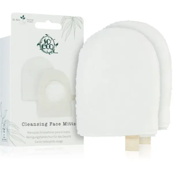 So Eco Cleansing Face Mitts odličovací rukavice