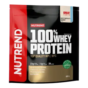 Nutrend 100% Whey Protein white choco + coconut 800 g