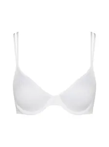 Calvin Klein Underwear Podprsenka 'Sheer Marquisette'  biela