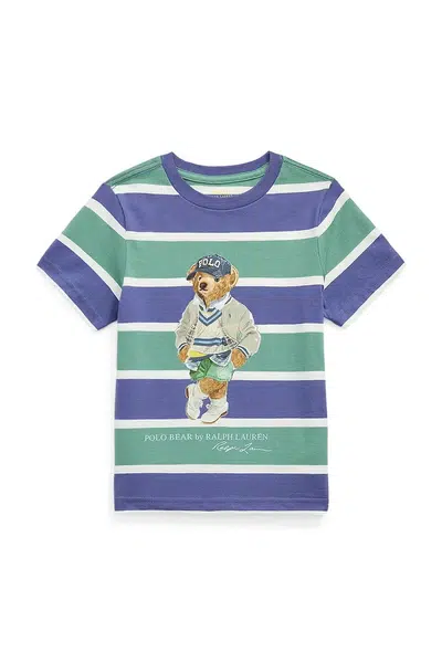 Tričko Polo Ralph Lauren zelená barva, 322971435001