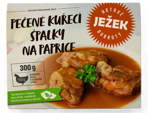 Ježkovy krabičky pečené kuřecí špalky na paprice 300 g