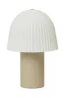 Bezdrátová stolní LED lampa ferm LIVING Frill béžová barva