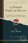 Le Paradis Perdu De Milton - John Milton - kniha z kategorie Poezie