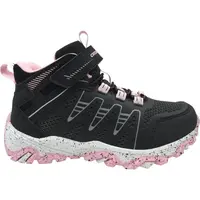 Crossroad DUSTY MID Detská treková obuv, čierna, veľkosť