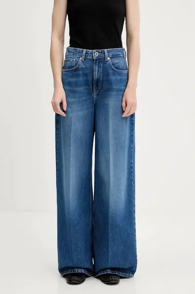 Džíny Pepe Jeans dámské, modrá barva, PL2047404A3