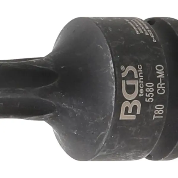 BGS Technic BGS 5580 Zástrčná hlavice 3/4" Torx T80, tvrzená