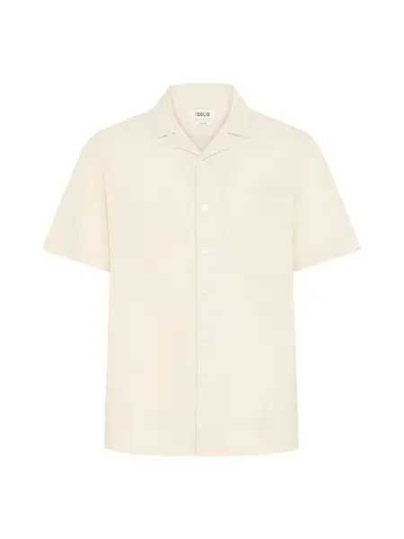 !Solid Košeľa 'Allan'  béžová