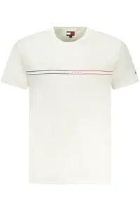 Bílé triko Tommy Hilfiger s krátkým rukávem