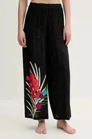 Plážové kalhoty Desigual COLIBRÍ PANT