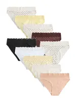 Next Nohavičky  krémová / svetložltá / marhuľová / tmavočervená / čierna / biela