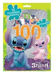 100 samolepek s omalovánkovými listy Lilo & Stitch