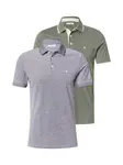 JACK & JONES Tričko 'JJEPAULOS'  námornícka modrá / tmavozelená