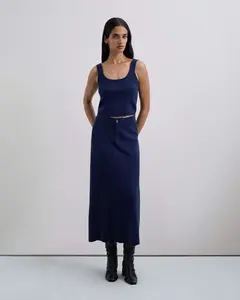 Scalpers Sukňa  modrá