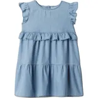 GAP BABY Dievčenské šaty, svetlomodrá, veľkosť 5Y