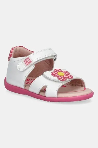 Agatha Ruiz de la Prada Dětské kožené sandály Agatha Ruiz de la Prada