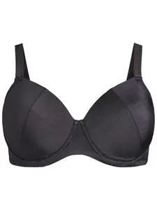 Swim by Zizzi Bikinový top 'SBLOOM'  čierna
