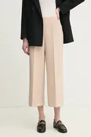 Kalhoty Joseph Ribkoff dámské, béžová barva, střih culottes, high waist, 251265