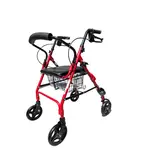 REHAFUND RF-615/C chodítko 4-kolesové pre seniorov DENVER PREMIUM červené