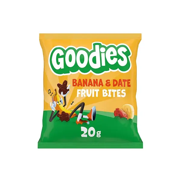GOODIES Banánovo datľové kúsky 20 g