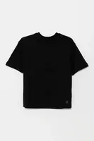 Dětské bavlněné tričko United Colors of Benetton černá barva, 35RYC10NC