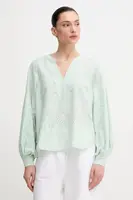 Halenka Mos Mosh dámská, modrá barva, hladká, 169430