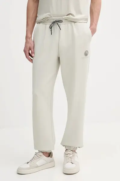 Tepláky PLEIN SPORT pánské, béžová barva, SAEC MJT2477 STE003N