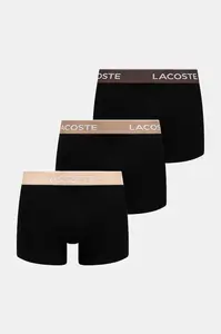 Lacoste přiléhavé boxerky pánské bavlněné s elastanem 3-pack