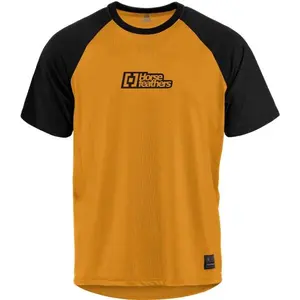 Horsefeathers SPIKE Pánsky cyklistický dres, oranžová, veľkosť