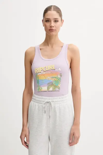 Top Rip Curl LA PALOMA fialová barva, 0FGWTE