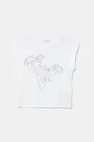 Dětské bavlněné tričko Guess bílá barva, J5GI32 K8HM4