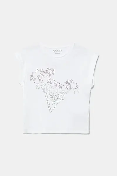 Dětské bavlněné tričko Guess